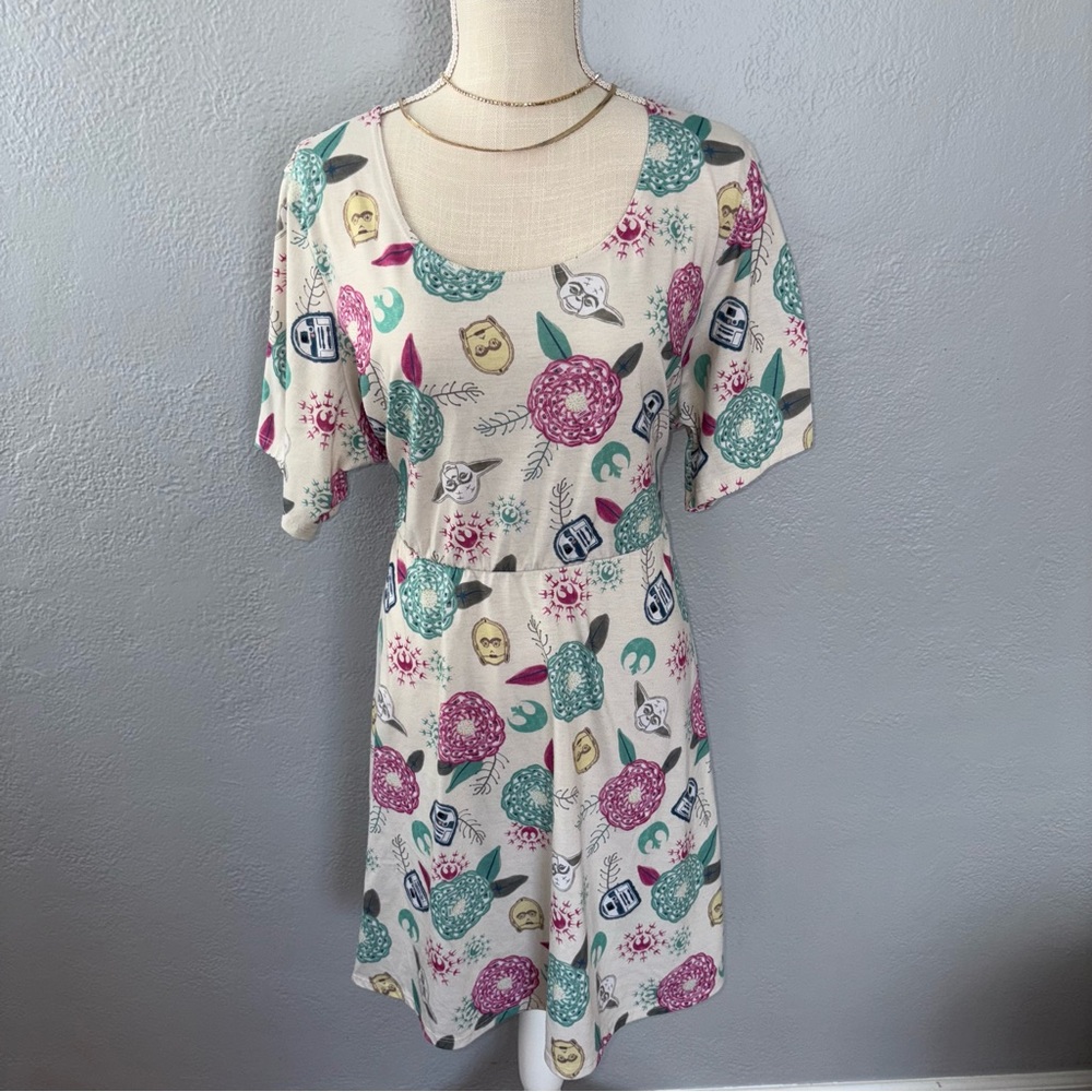 Her Universe Star Wars Iconic Multicolor Patterned Mini Dress